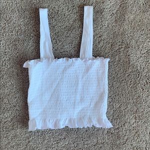 White crop top